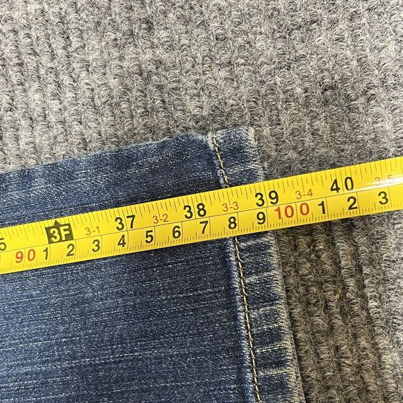 Simply Vera Vera Wang Pant Womens 10 Straight Leg Denim Blue Jean Pockets - Picture 12 of 13